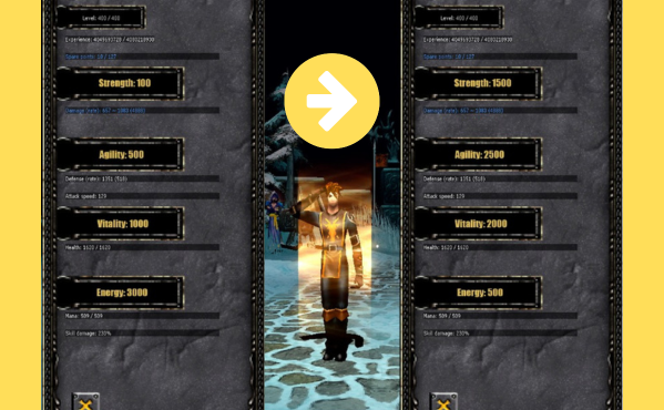 Reseteo de Stats